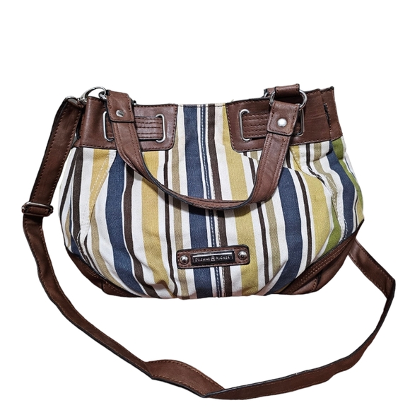 Etienne Aigner Crossbody Hobo Handbag Purse Multi-Color - Picture 11 of 12